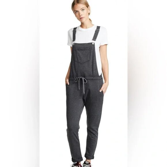 Z Supply Grey Slouch Overalls Medium - Picture 2 of 10